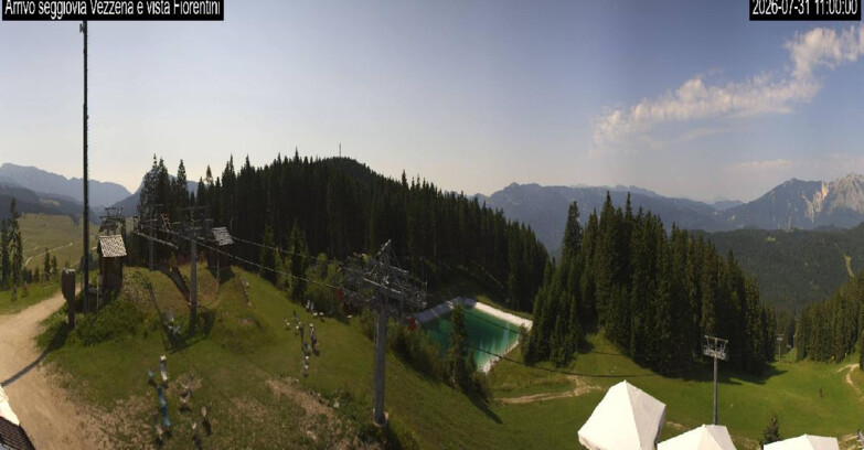 Webcam Lavarone - Chair lift Laghetto 