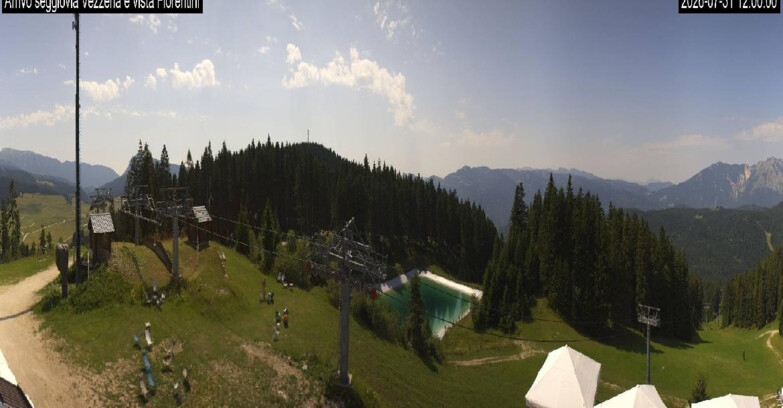 Webcam Lavarone - Chair lift Laghetto 