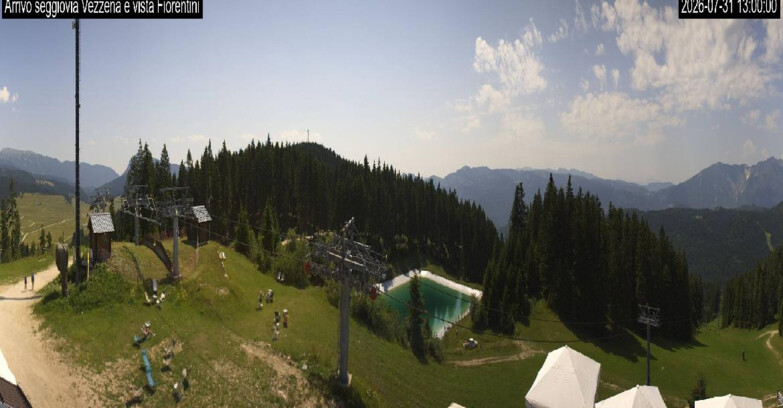 Webcam Lavarone - Chair lift Laghetto 