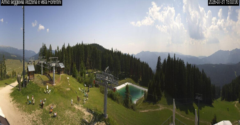 Webcam Lavarone - Chair lift Laghetto 