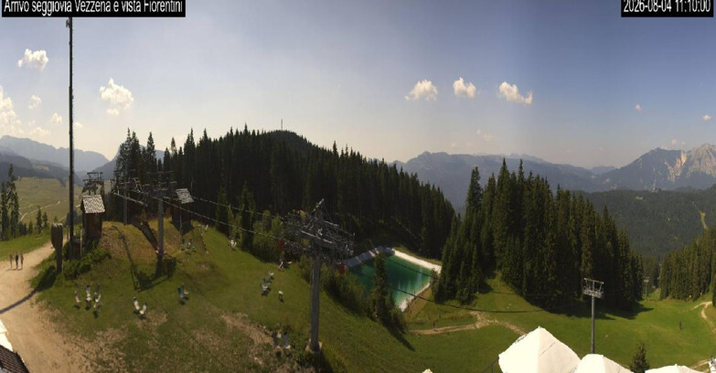 Webcam Ski Area Lavarone  - Chair lift Laghetto 