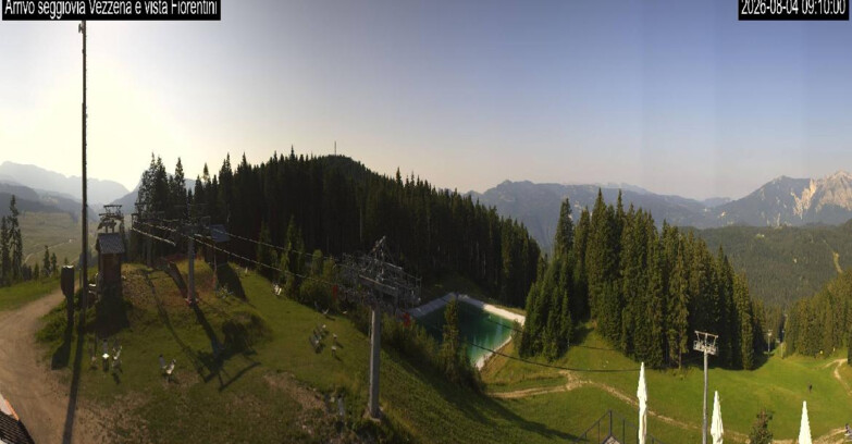 Webcam Ski Area Lavarone  - Chair lift Laghetto 