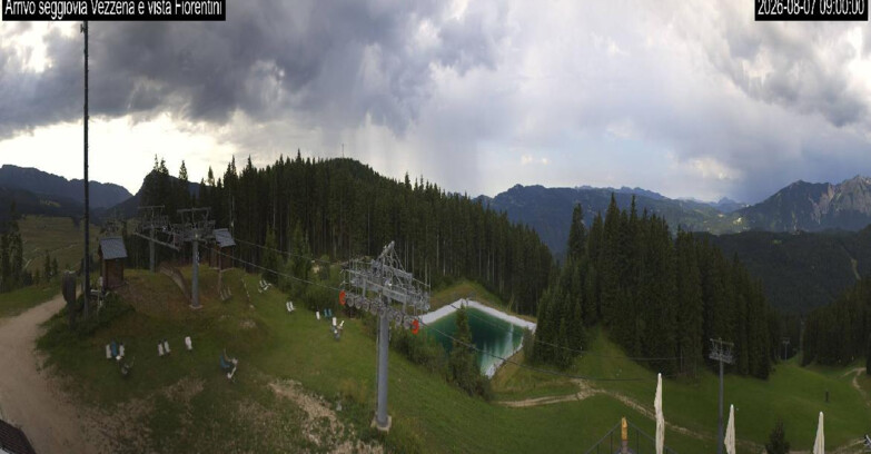 Webcam Lavarone Skigegiet - Laghetto Sessellift 