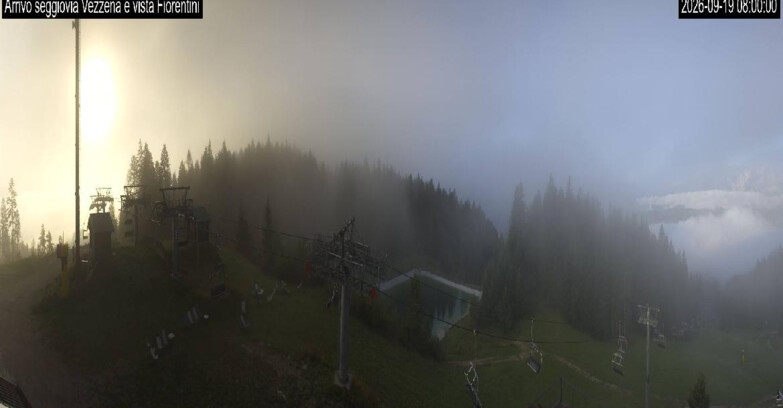 Webcam Ski Area Lavarone  - Chair lift Laghetto 