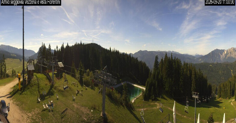 Webcam Ski area Lavarone - Arrivo seggiovia Laghetto