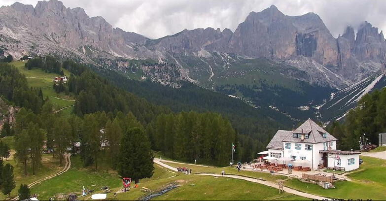 Webcam Vigo di Fassa-Pera-Ciampedìe - Vigo - Roda de Vael