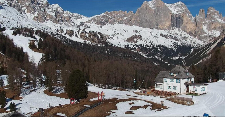 Webcam Vigo di Fassa-Pera-Ciampedìe - Vigo - Roda de Vael