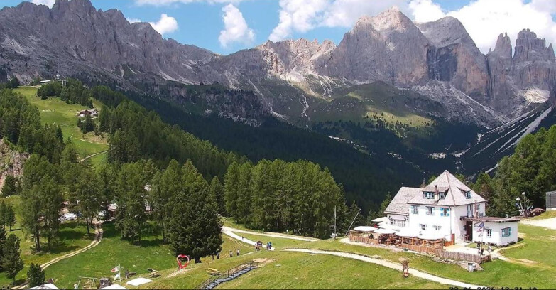 Webcam Vigo di Fassa-Pera-Ciampedìe - Vigo - Roda de Vael