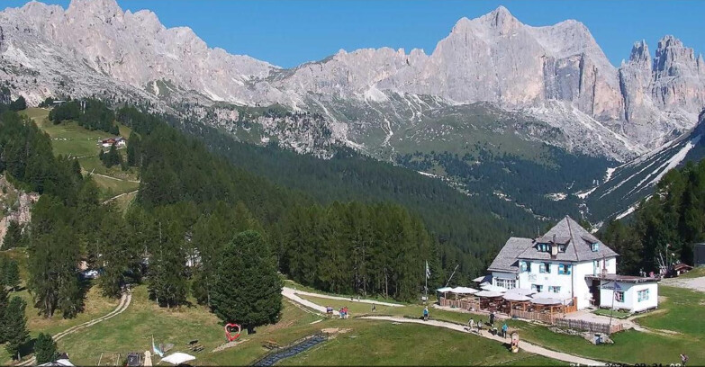 Webcam Vigo di Fassa-Pera-Ciampedìe - Vigo - Roda de Vael