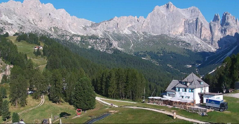 Webcam Vigo di Fassa-Pera-Ciampedìe - Vigo - Roda de Vael