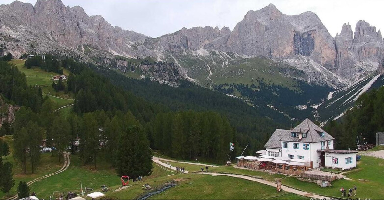 Webcam Vigo di Fassa-Pera-Ciampedìe - Vigo - Roda de Vael