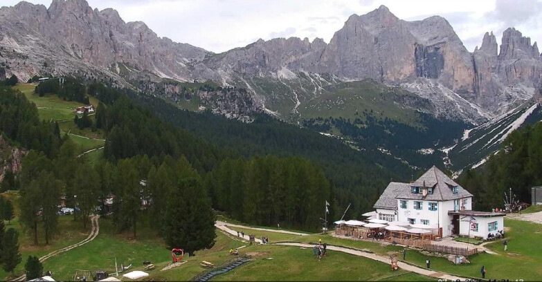 Webcam Vigo di Fassa-Pera-Ciampedìe - Vigo - Roda de Vael