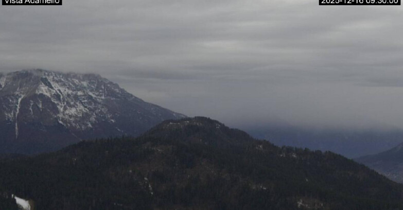 Webcam Lavarone Skigegiet - View on Ghiacciaio Adamello