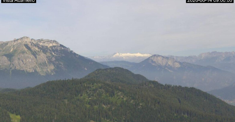 Webcam Lavarone - View on Ghiacciaio Adamello
