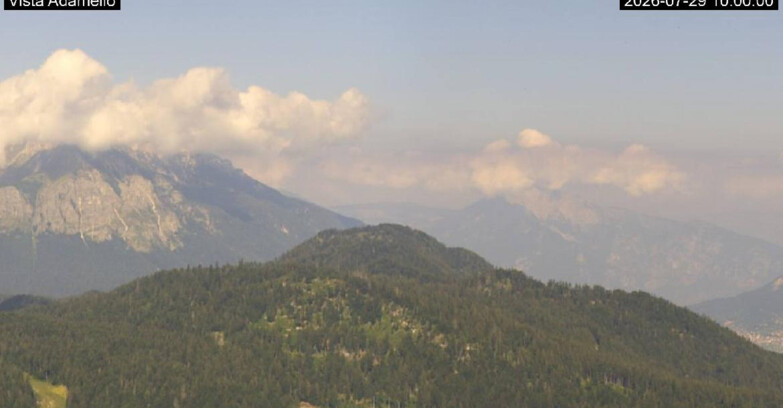 Webcam Lavarone - View on Ghiacciaio Adamello