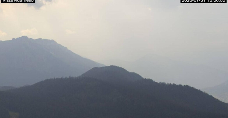 Webcam Lavarone - View on Ghiacciaio Adamello