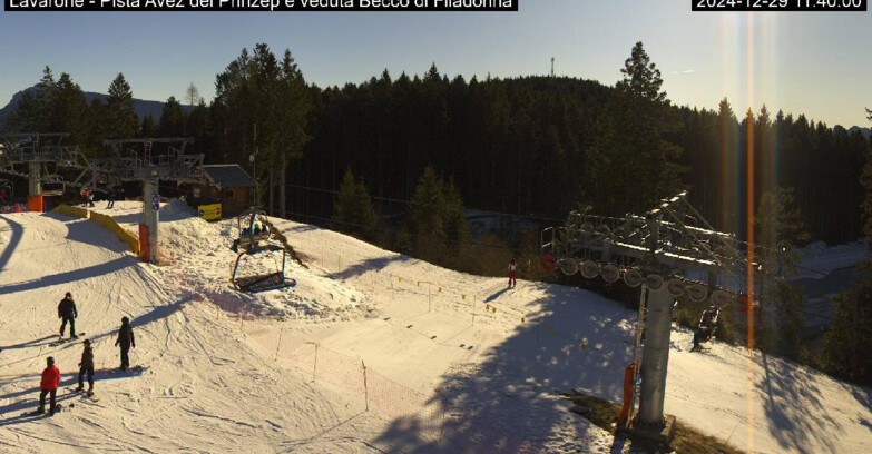 Webcam Lavarone - Pista Avez- seggiovia Lagh.