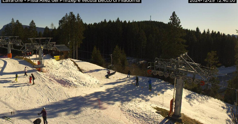 Webcam Lavarone - Pista Avez- seggiovia Lagh.