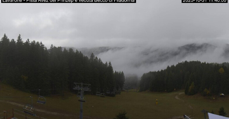 Webcam Lavarone Skigegiet - Pista Avez- seggiovia Lagh.