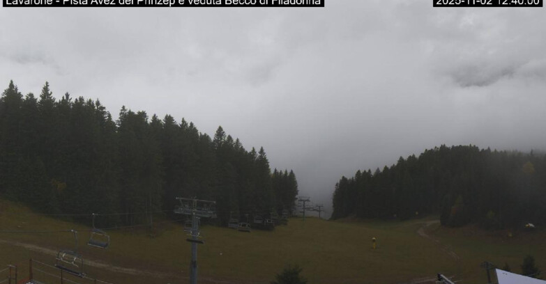 Webcam Ski area Lavarone - Pista Avez- seggiovia Lagh.