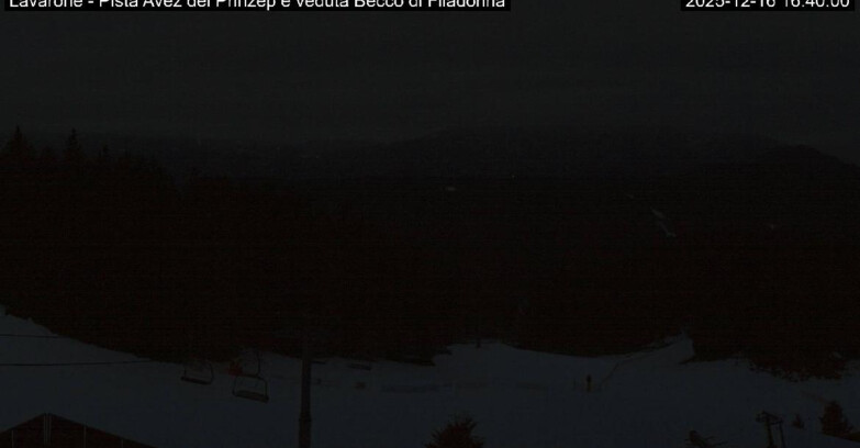 Webcam Lavarone Skigegiet - Pista Avez- seggiovia Lagh.