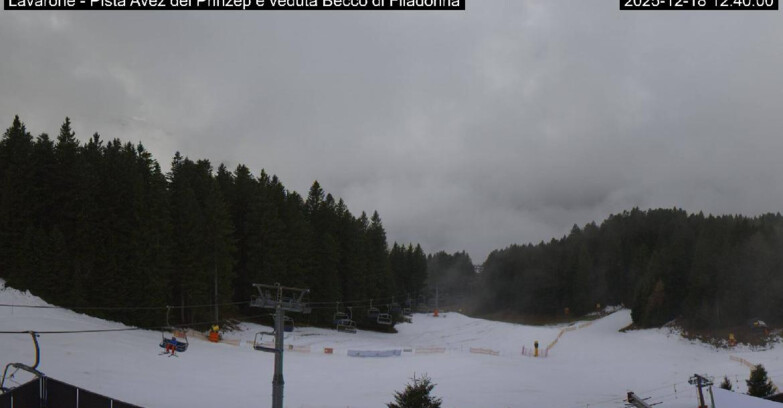 Webcam Lavarone - Pista Avez- seggiovia Lagh.