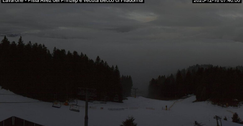 Webcam Lavarone - Pista Avez- seggiovia Lagh.