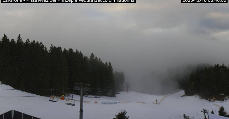 Webcam Lavarone - Pista Avez- seggiovia Lagh.