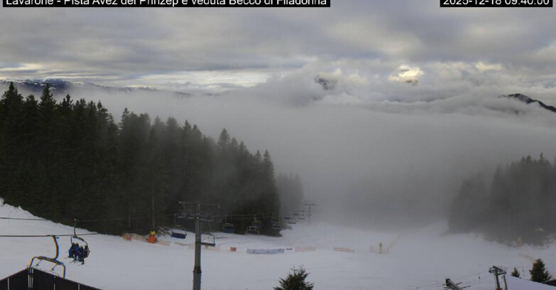 Webcam Lavarone - Pista Avez- seggiovia Lagh.