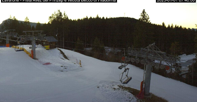 Webcam Lavarone Skigegiet - Pista Avez- seggiovia Lagh.