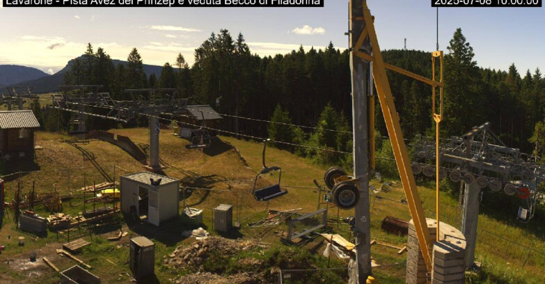 Webcam Lavarone - Pista Avez- seggiovia Lagh.