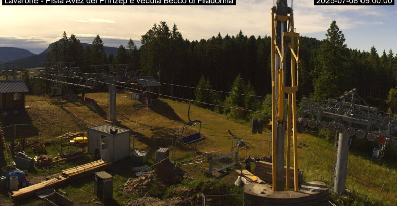 Webcam Lavarone - Pista Avez- seggiovia Lagh.