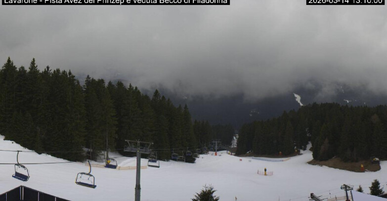 Webcam Lavarone - Pista Avez- seggiovia Lagh.