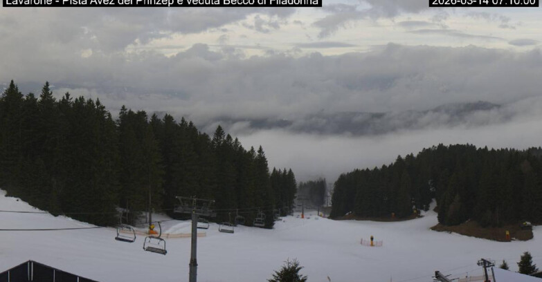 Webcam Lavarone - Pista Avez- seggiovia Lagh.