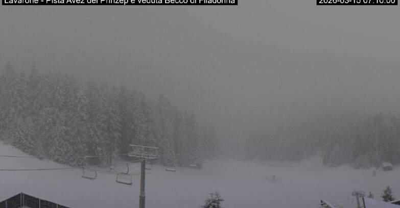 Webcam Lavarone - Pista Avez- seggiovia Lagh.
