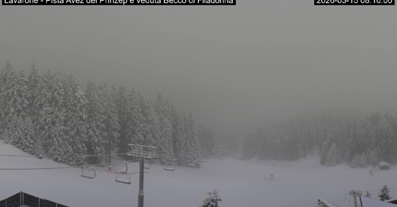 Webcam Lavarone - Pista Avez- seggiovia Lagh.