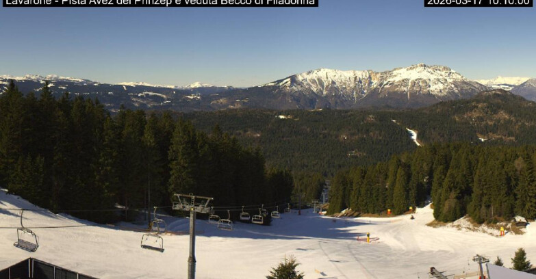 Webcam Lavarone - Pista Avez- seggiovia Lagh.