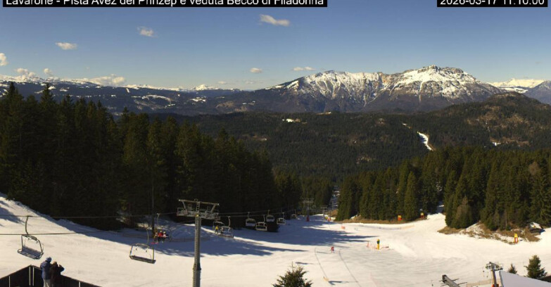 Webcam Lavarone - Pista Avez- seggiovia Lagh.