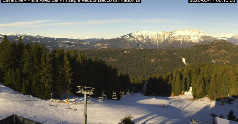 Webcam Lavarone - Pista Avez- seggiovia Lagh.