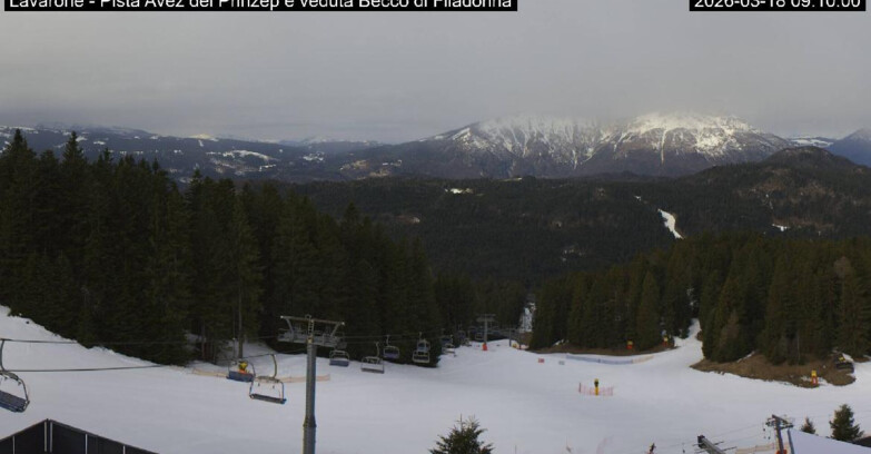 Webcam Lavarone - Pista Avez- seggiovia Lagh.