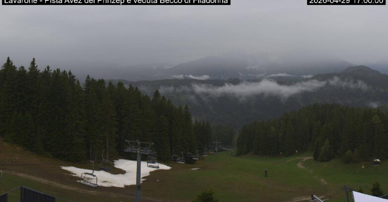 Webcam Ski area Lavarone - Pista Avez- seggiovia Lagh.