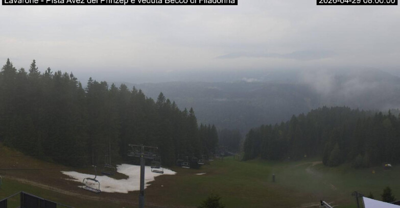 Webcam Lavarone - Pista Avez- seggiovia Lagh.