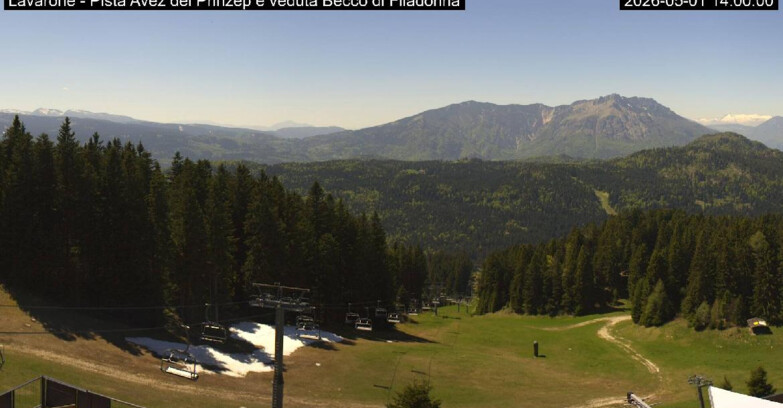 Webcam Lavarone - Pista Avez- seggiovia Lagh.