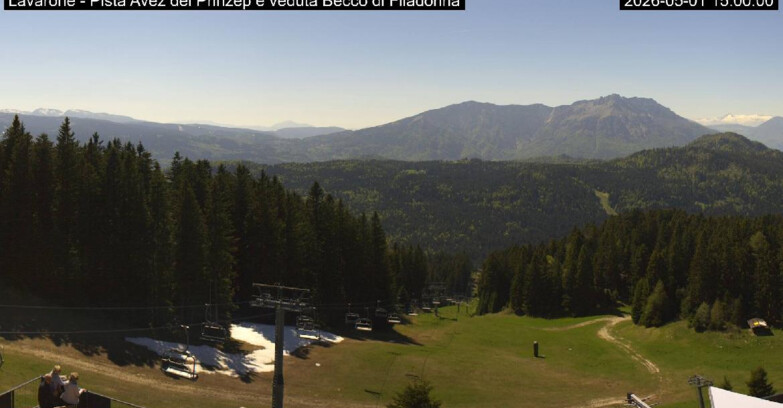 Webcam Lavarone - Pista Avez- seggiovia Lagh.