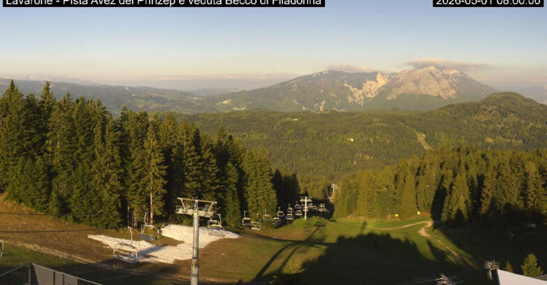 Webcam Ski Area Lavarone  - Pista Avez- seggiovia Lagh.