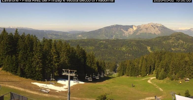 Webcam Lavarone - Pista Avez- seggiovia Lagh.