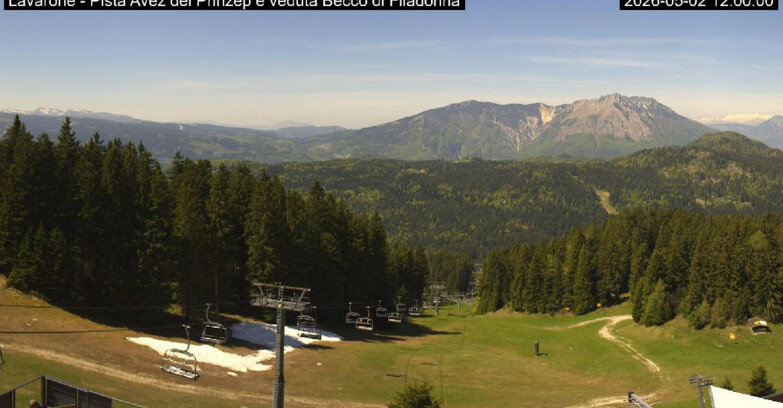 Webcam Lavarone - Pista Avez- seggiovia Lagh.