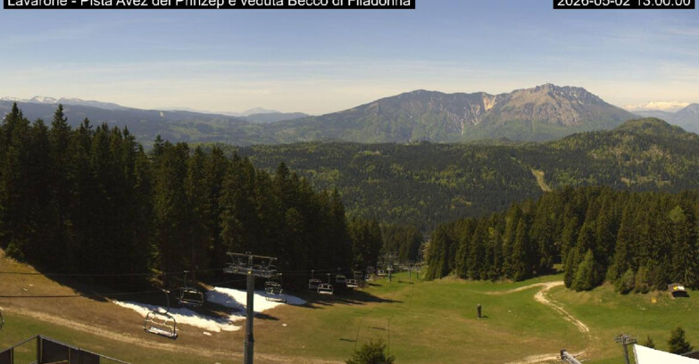 Webcam Lavarone - Pista Avez- seggiovia Lagh.