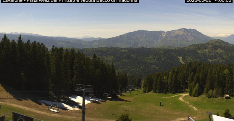 Webcam Lavarone - Pista Avez- seggiovia Lagh.