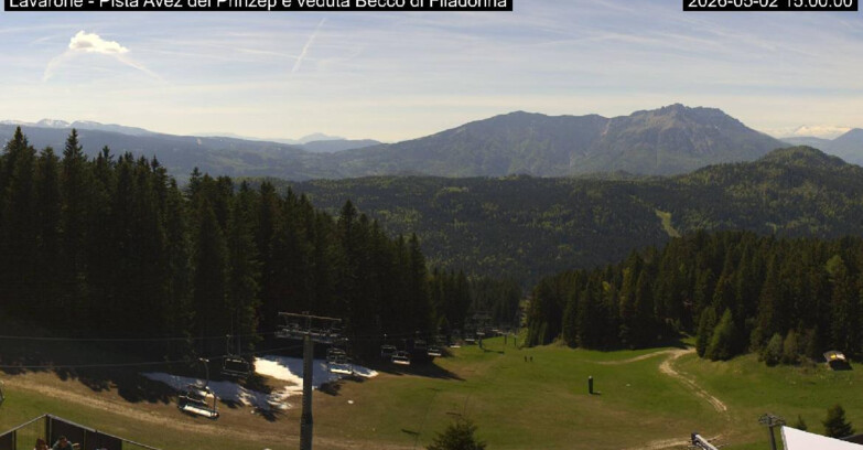 Webcam Lavarone - Pista Avez- seggiovia Lagh.